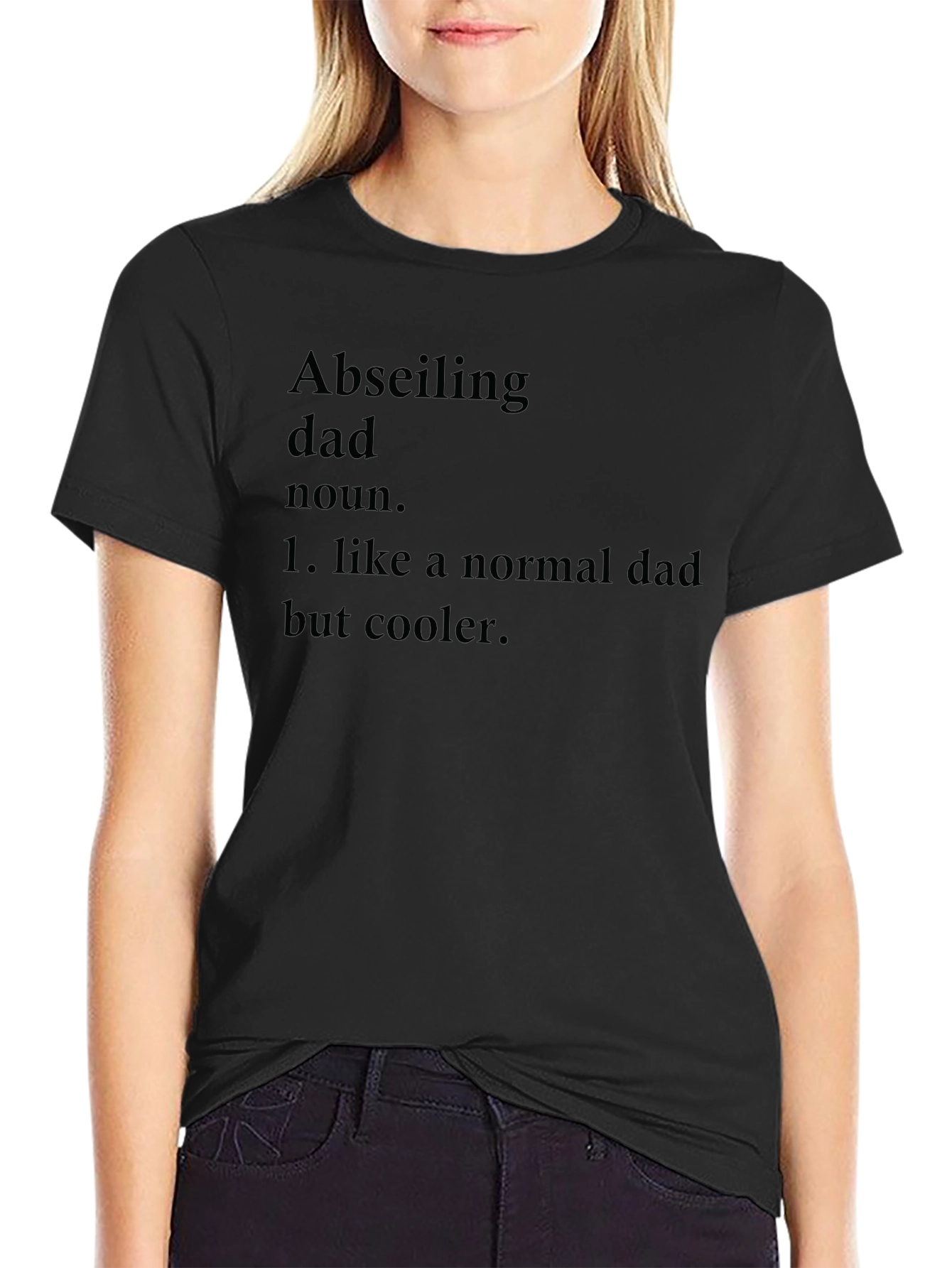 Abseiling Dad T-Shirt - Cool Father Definition Tee
