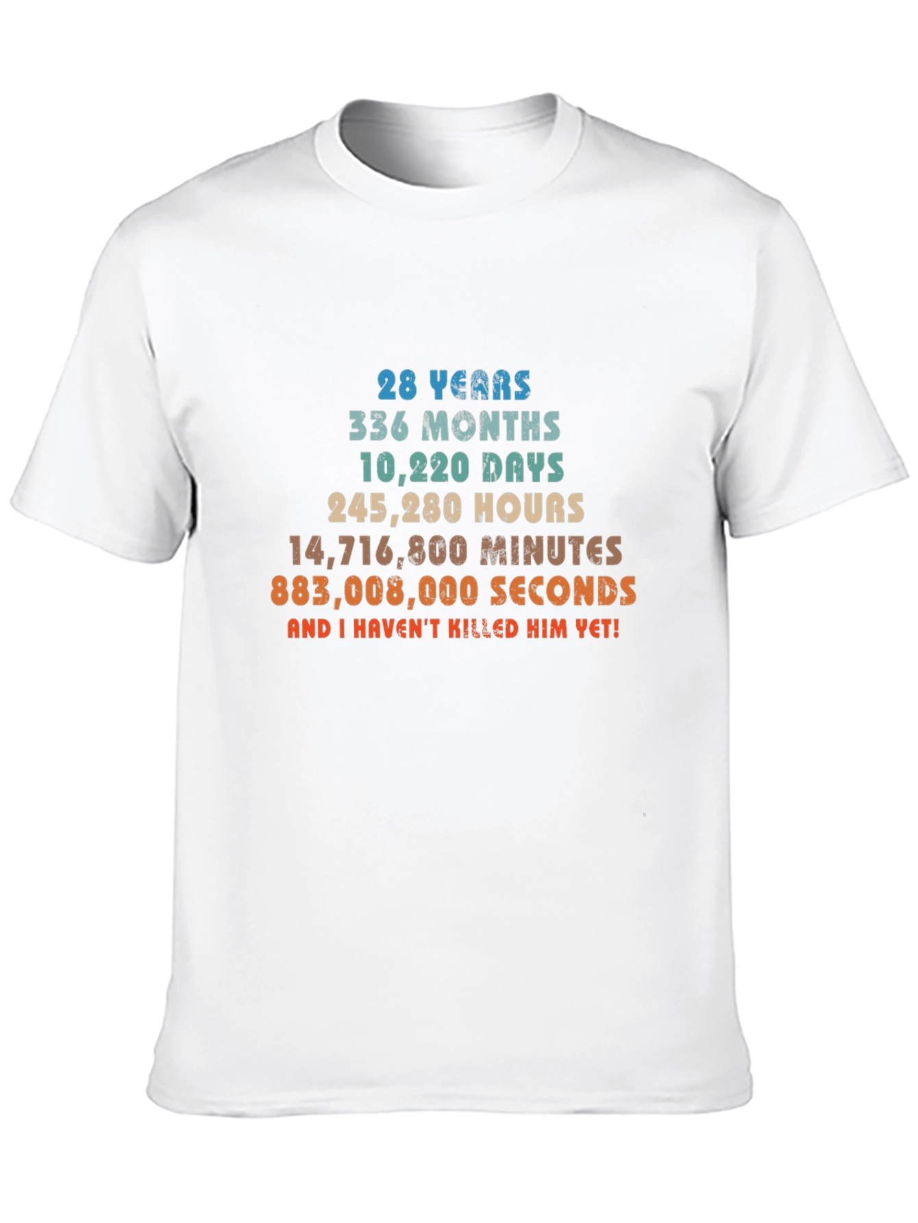 28 Years Anniversary Funny T-Shirt