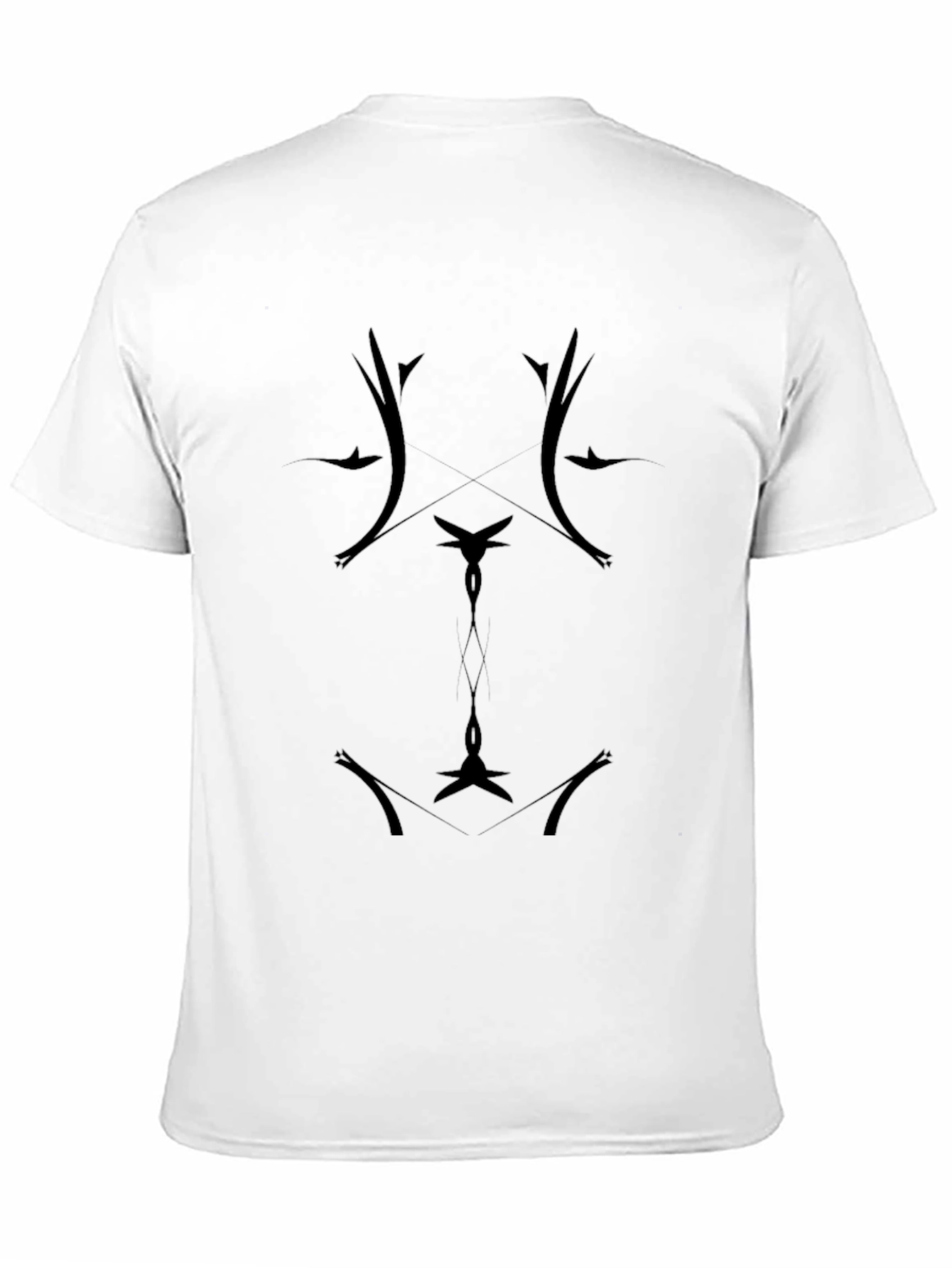 Abstract Graphic Black T-Shirt