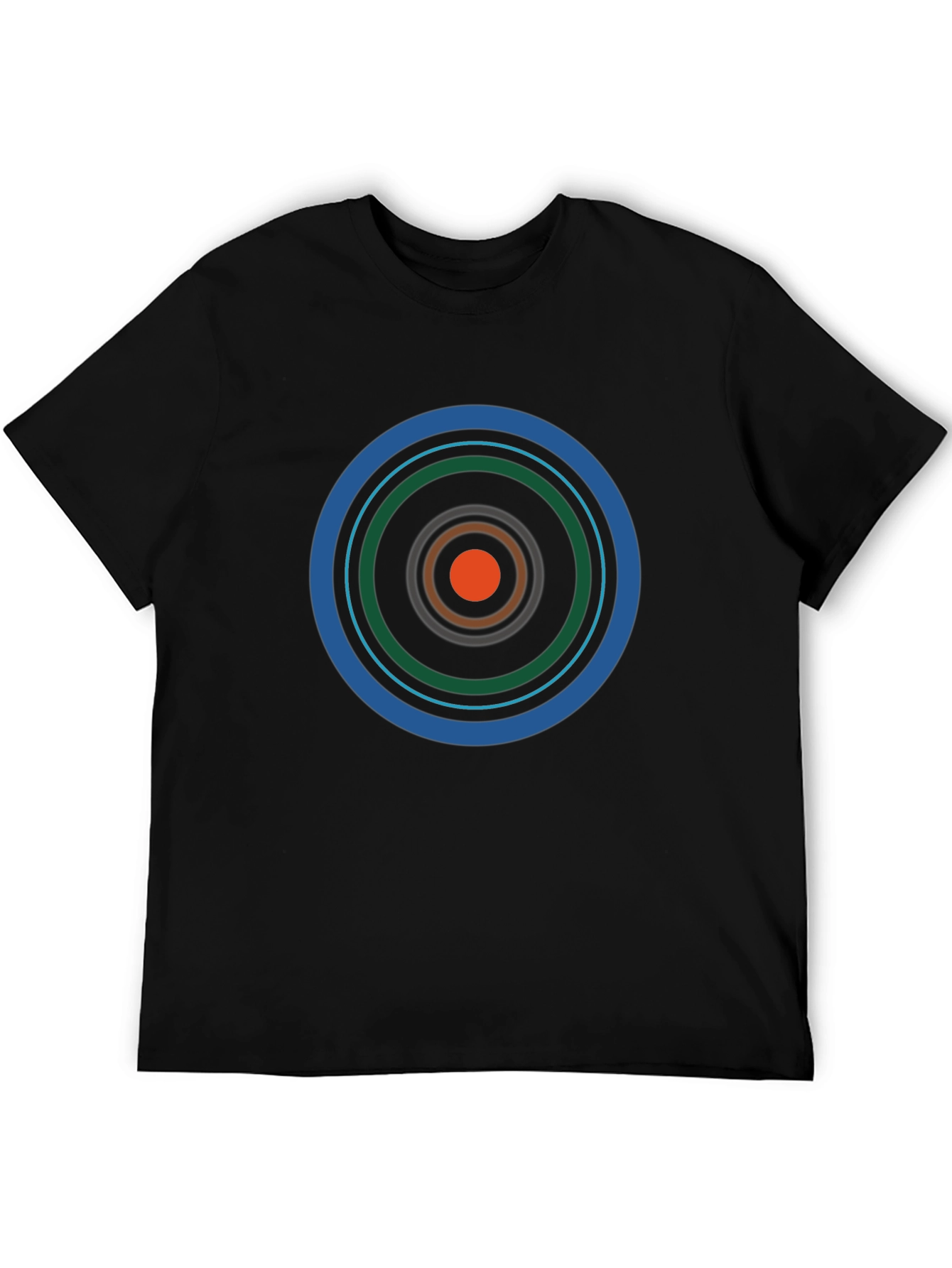 Geometric Target T-Shirt - Modern Graphic Tee