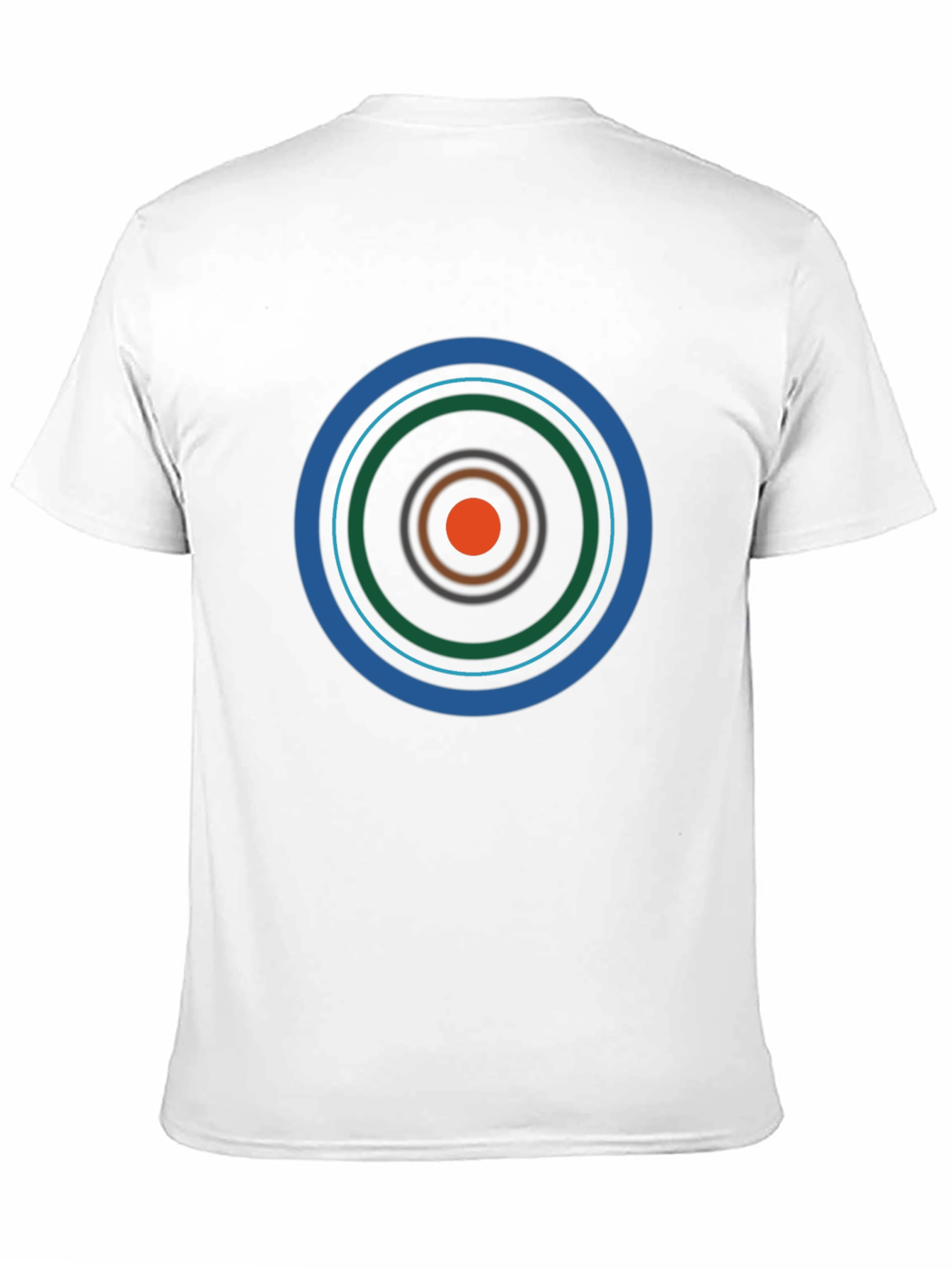 Geometric Target T-Shirt - Modern Graphic Tee