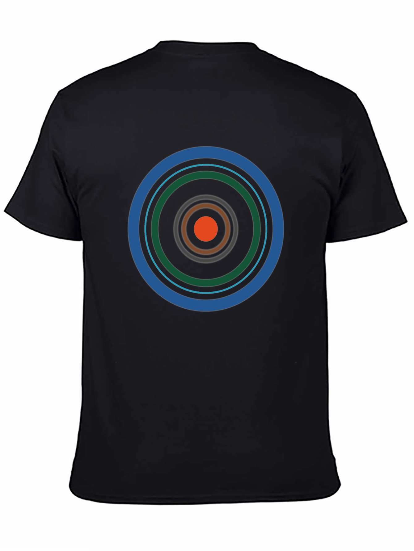 Geometric Target T-Shirt - Modern Graphic Tee