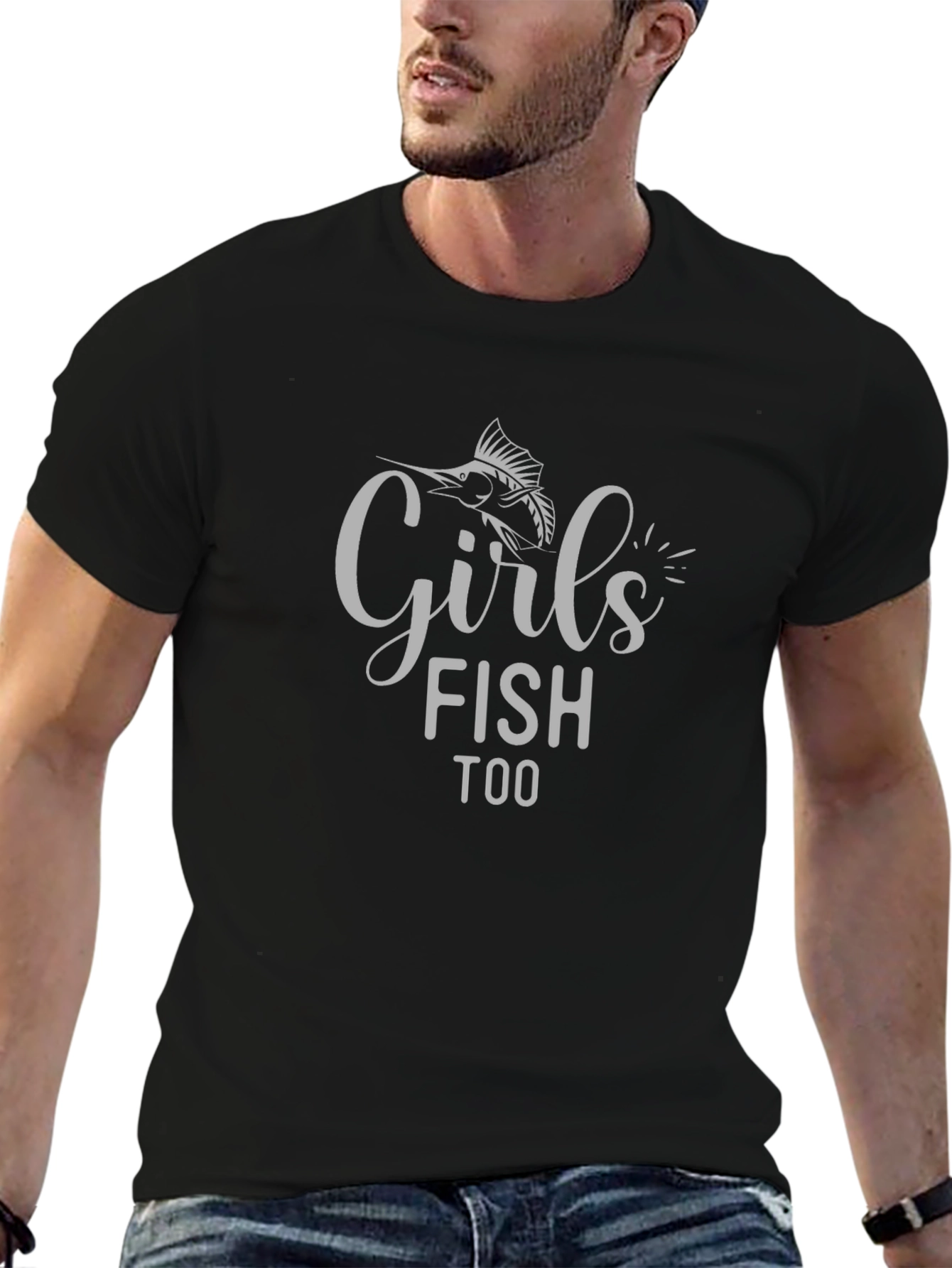 Girls Fish Too T-Shirt - Fishing Apparel
