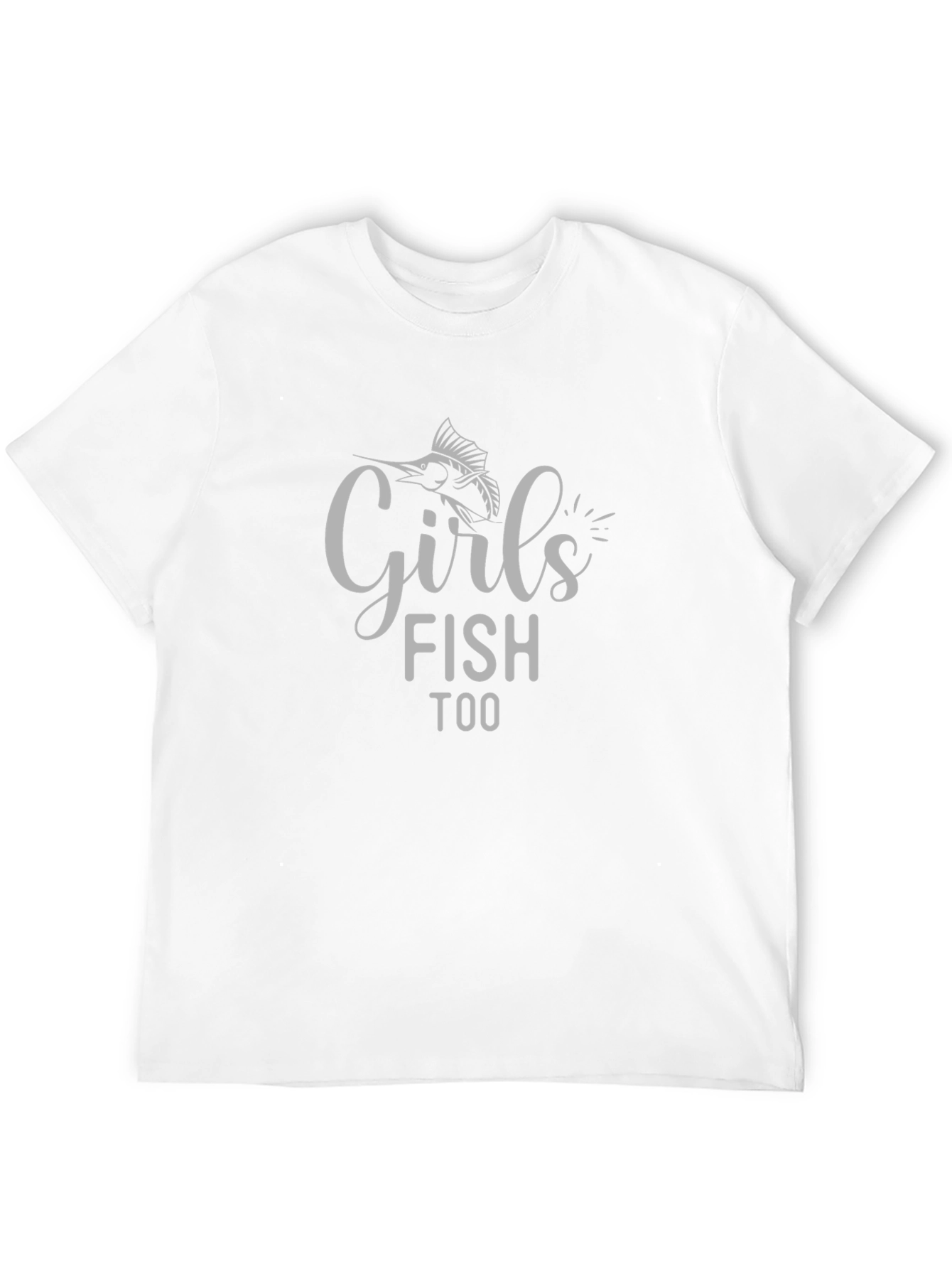 Girls Fish Too T-Shirt - Fishing Apparel