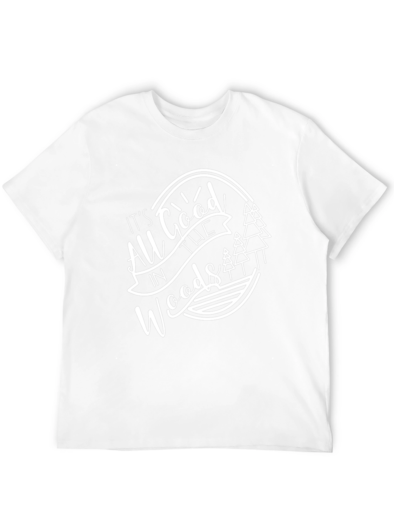 All Good in the Woods Graphic Tee - Black