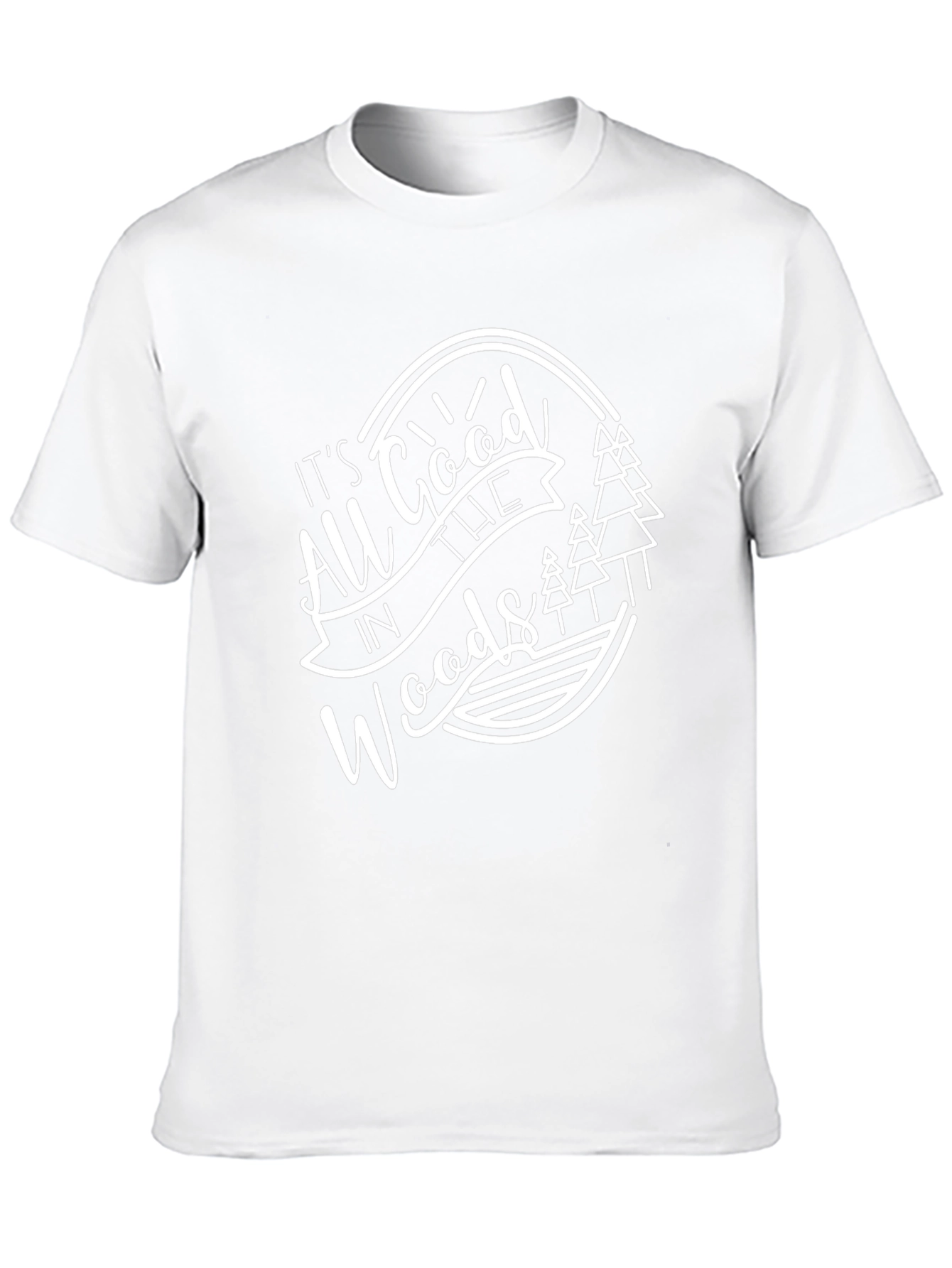 All Good in the Woods Graphic Tee - Black