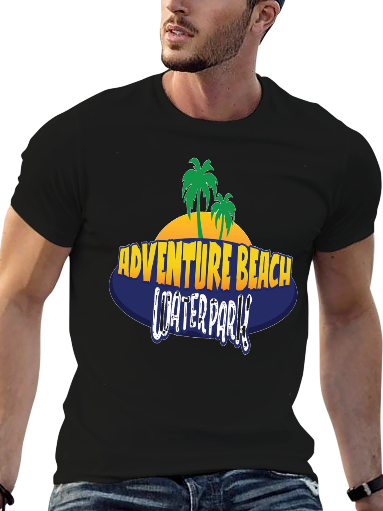 Adventure Beach Water Park Graphic T-Shirt