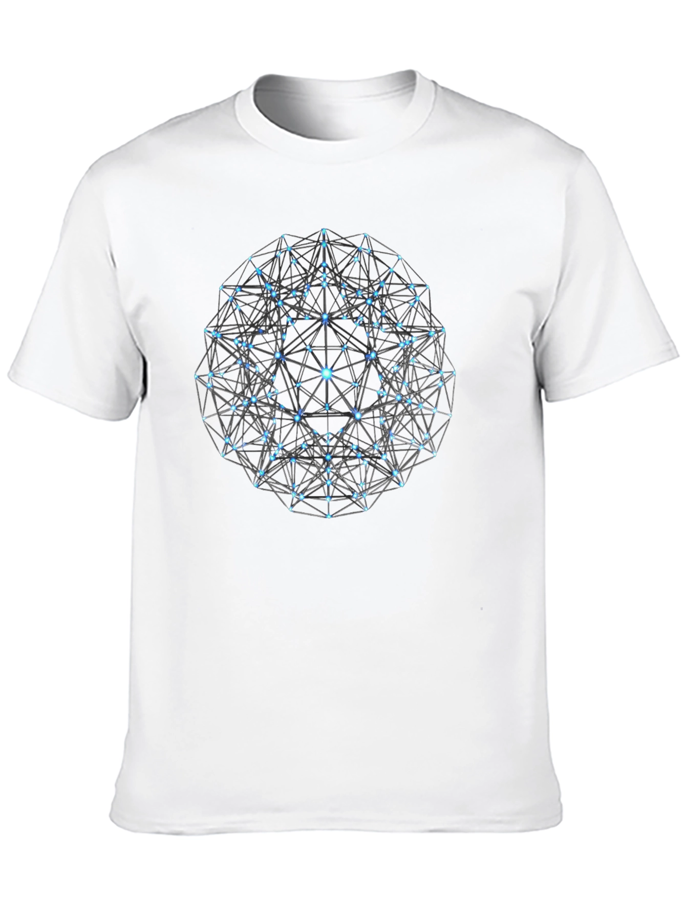 Geometric Sphere Graphic T-Shirt - Modern Style