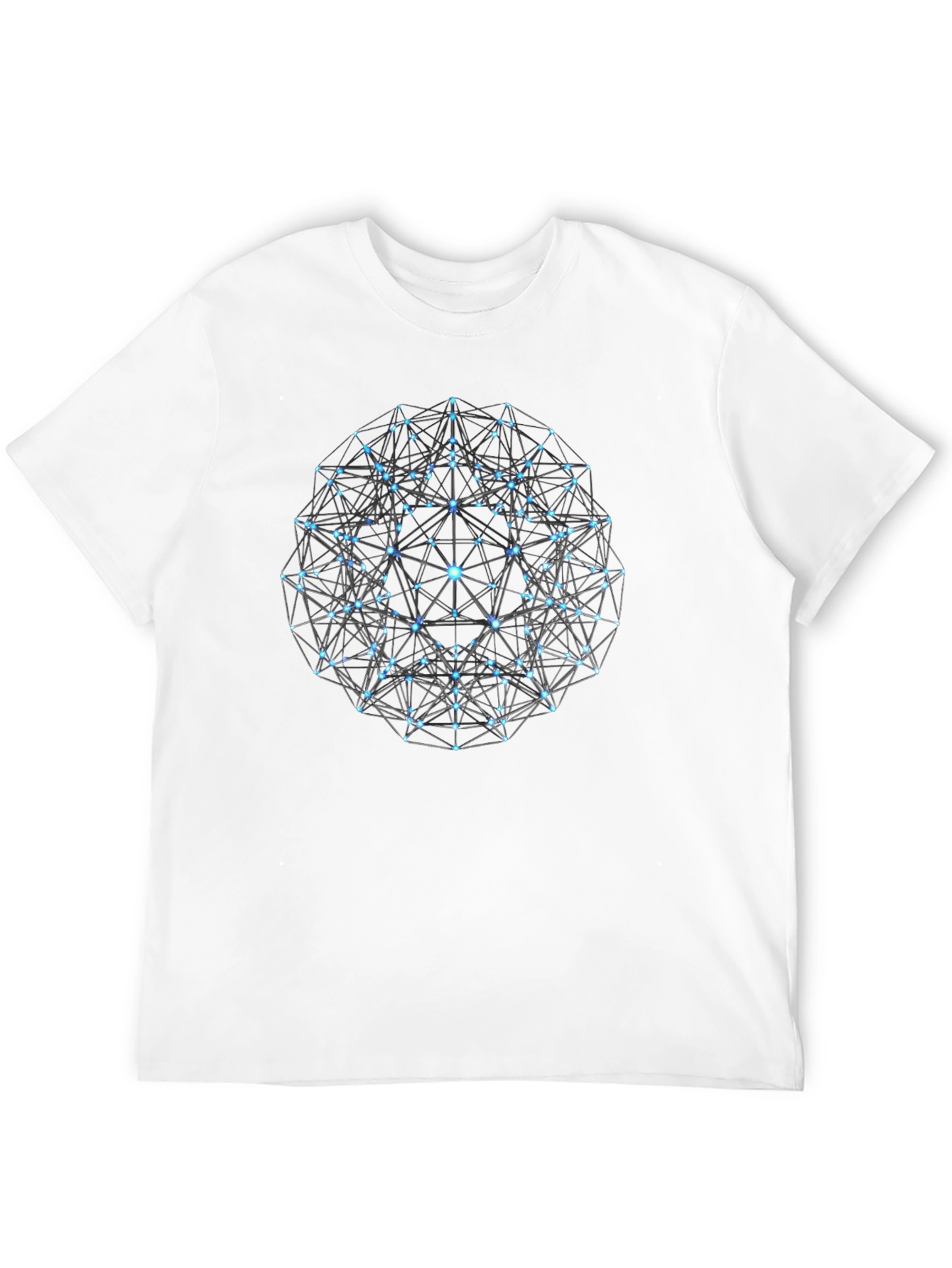 Geometric Sphere Graphic T-Shirt - Modern Style