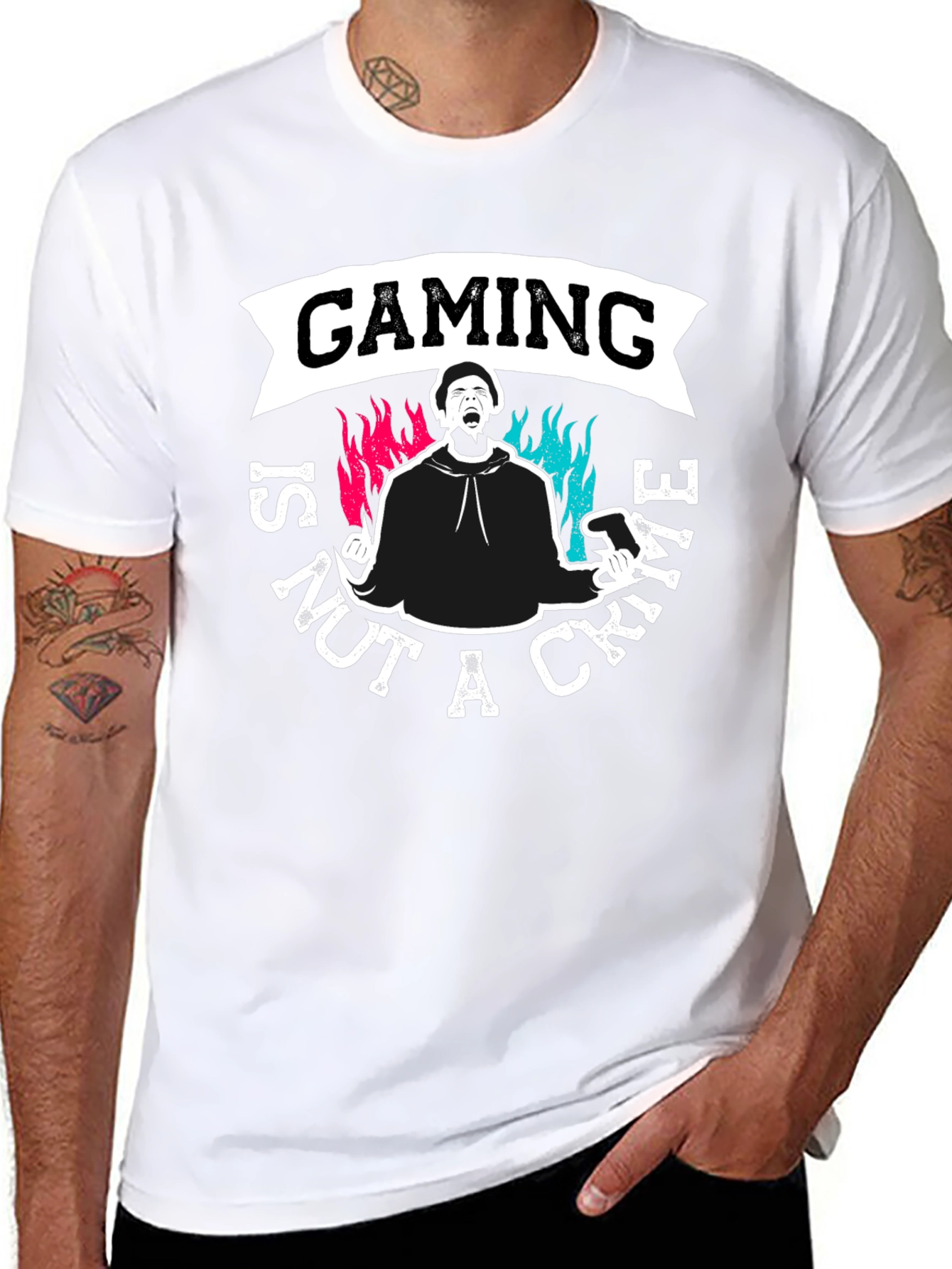 Gaming is Not A Crime Graphic Tee