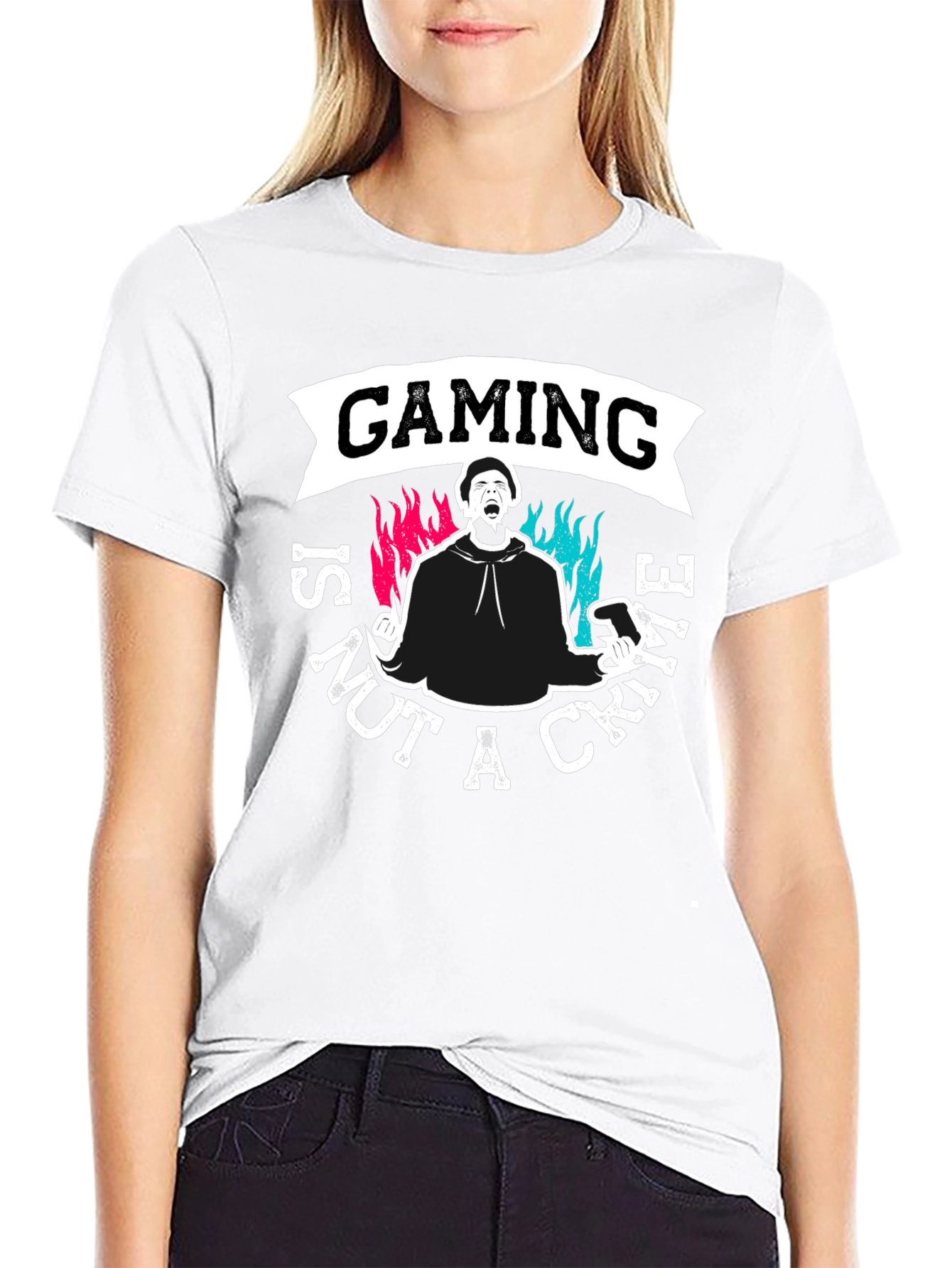 Gaming is Not A Crime Graphic Tee