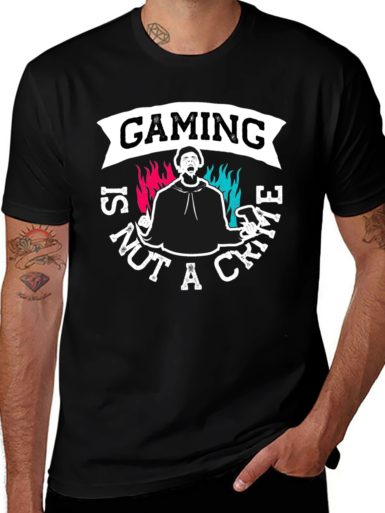 Gaming is Not A Crime Graphic Tee