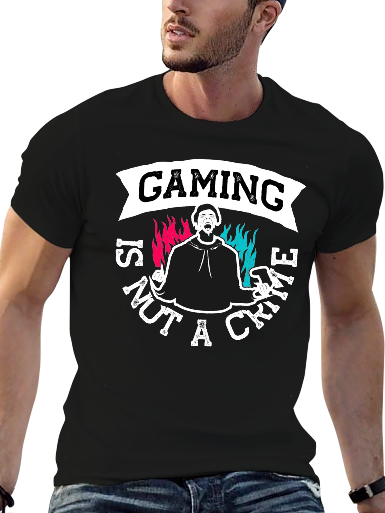 Gaming is Not A Crime Graphic Tee