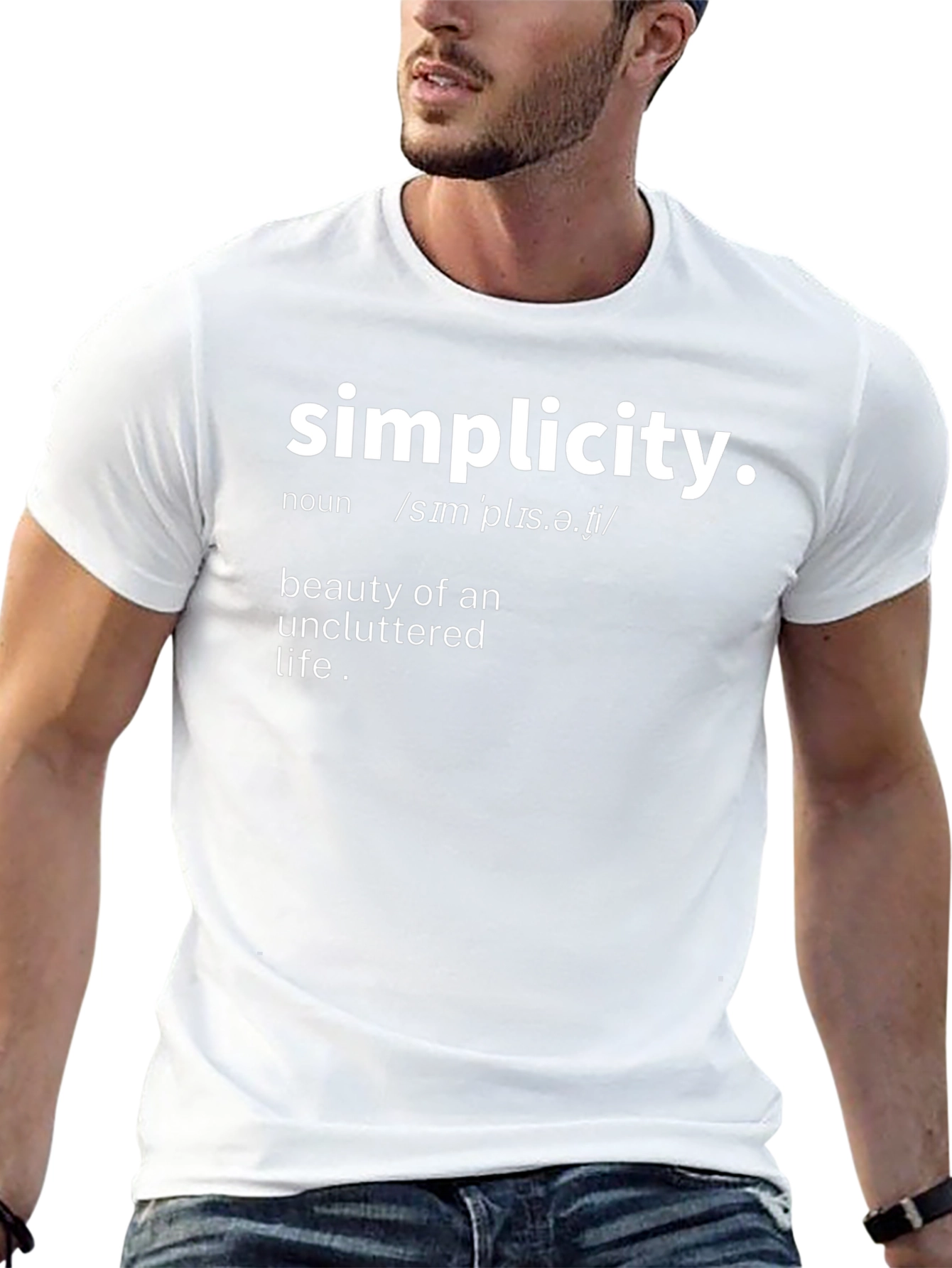 Simplicity Definition Graphic T-Shirt - Stylish & Comfortable