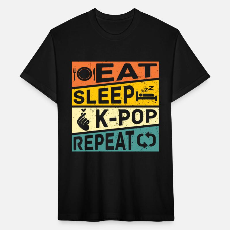 Eat Sleep K Pop Repeat Retro K Pop