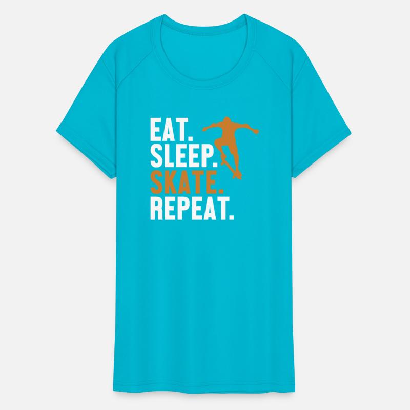 Eat Sleep Skate Repeat Skaterboy Skateboardkid