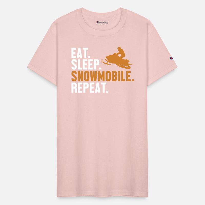 Eat Sleep Snowmobile Repeat Sledding Racer