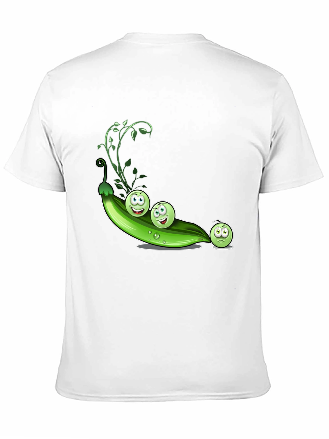 Funny Three Peas in a Pod Graphic T-Shirt