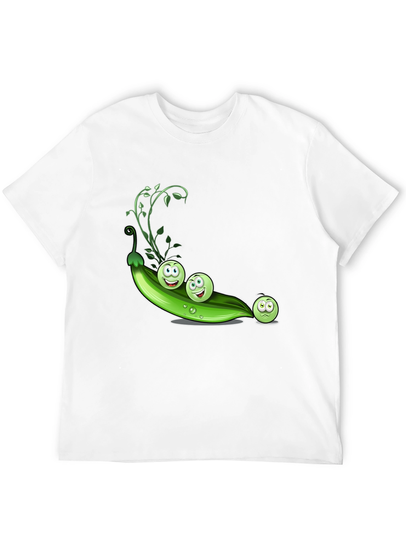 Funny Three Peas in a Pod Graphic T-Shirt