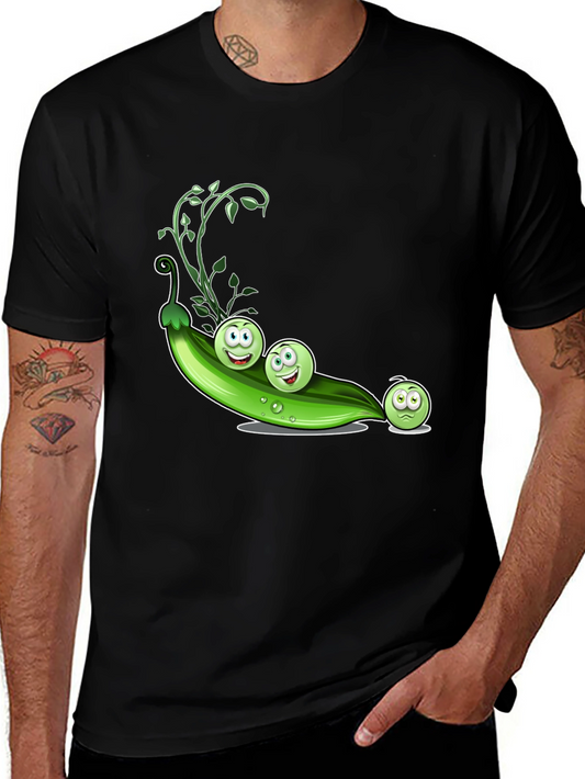 Funny Three Peas in a Pod Graphic T-Shirt