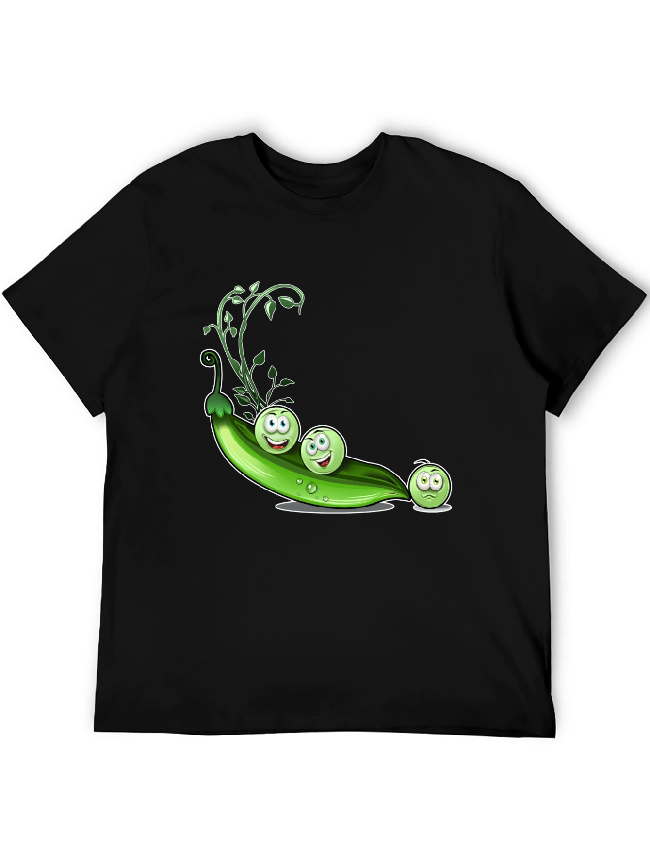 Funny Three Peas in a Pod Graphic T-Shirt