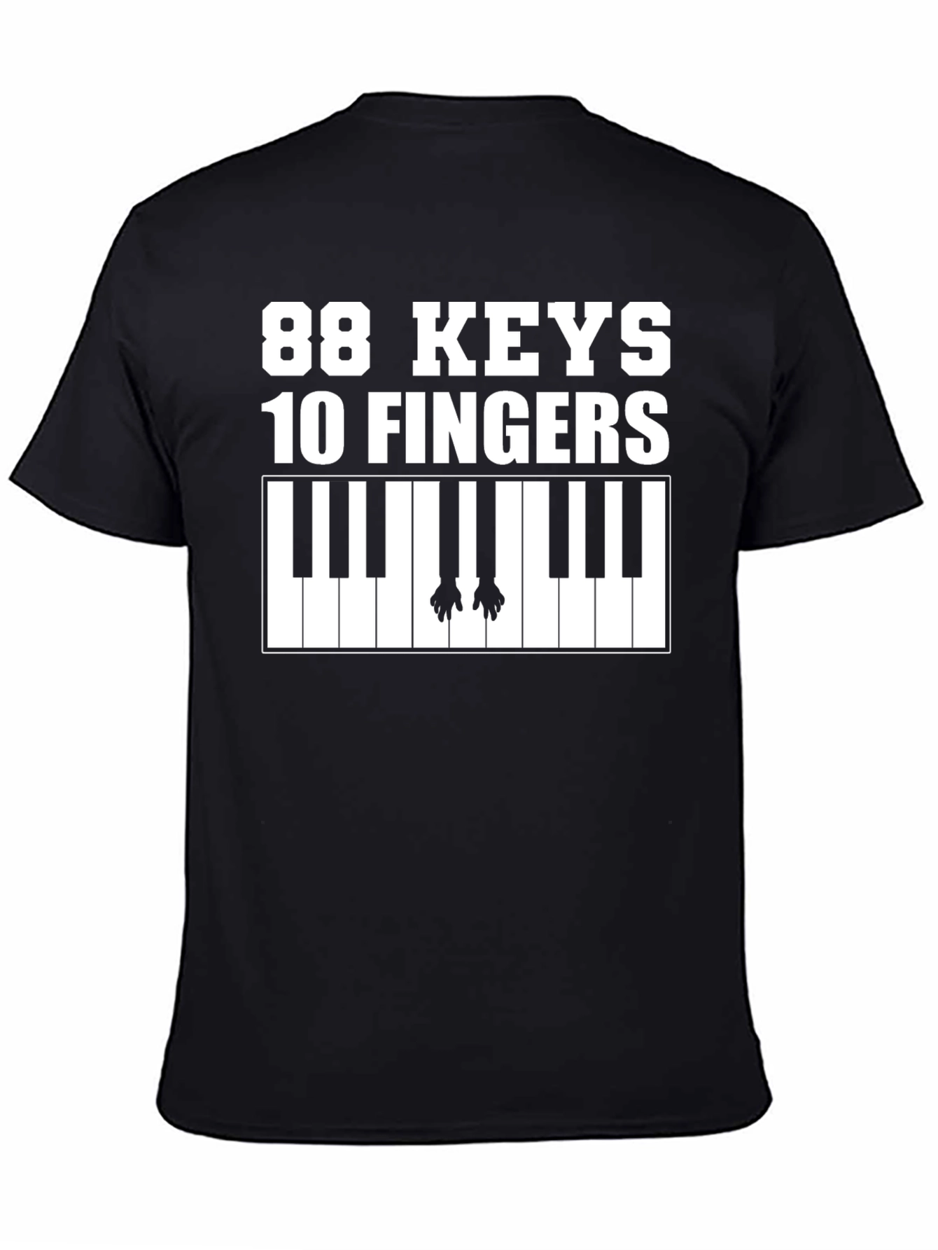 88 Keys 10 Fingers Piano T-Shirt