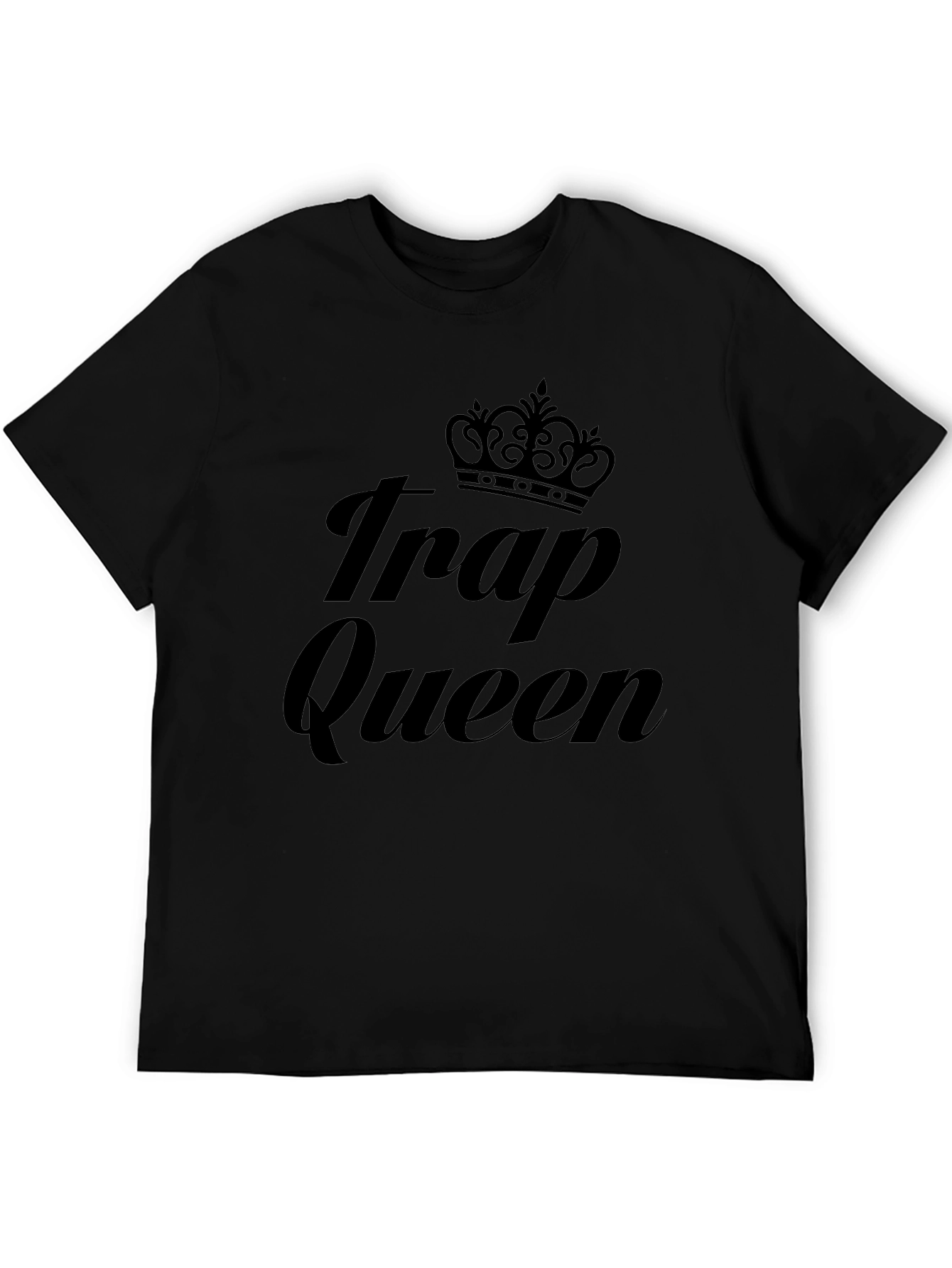 Trap Queen Graphic Tee - Stylish Crown Design