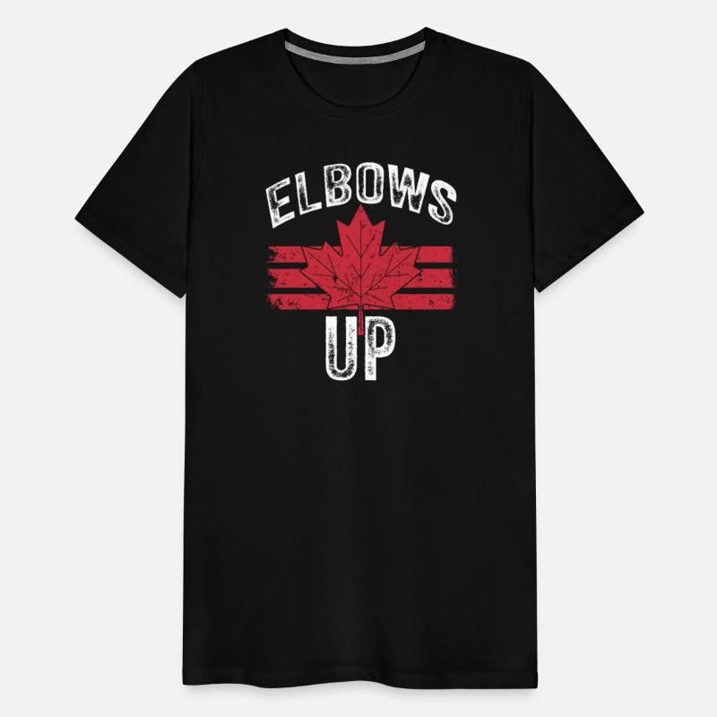 Elbows Up T-Shirt – Defend Canada with Pride!