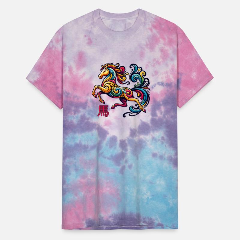 Elegant Chinese Zodiac Horse Inspired Graphic