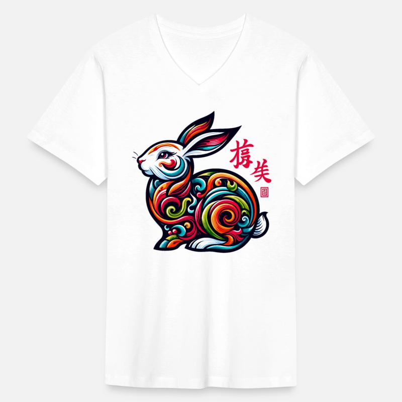 Elegant Chinese Zodiac Rabbit Design - Celebrate