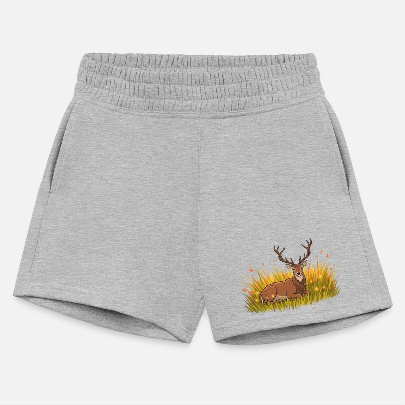 Elegant Deer in Autumn Meadow