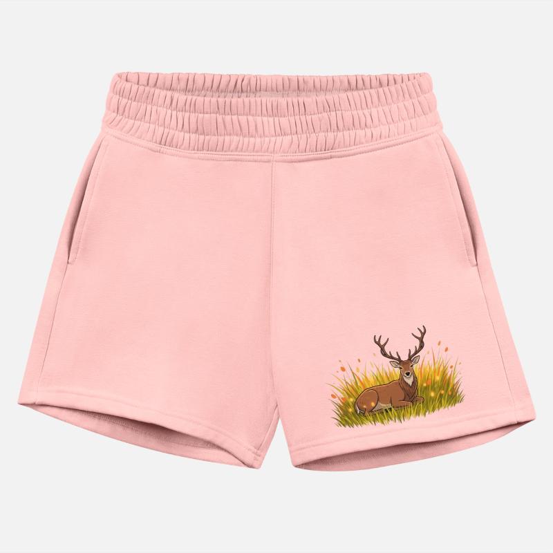 Elegant Deer in Autumn Meadow