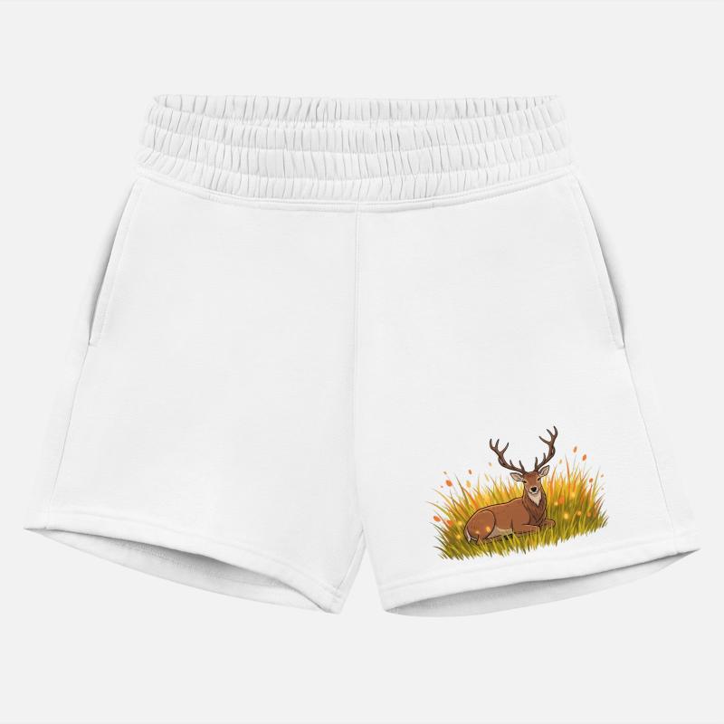 Elegant Deer in Autumn Meadow