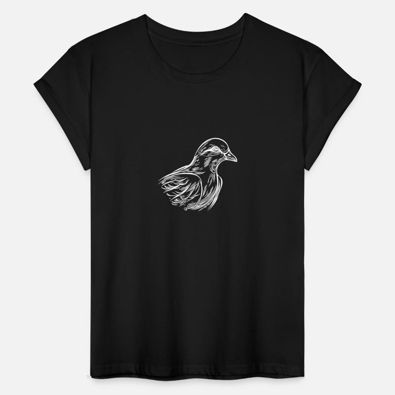 Elegant Dove In Tattoo Style Lines