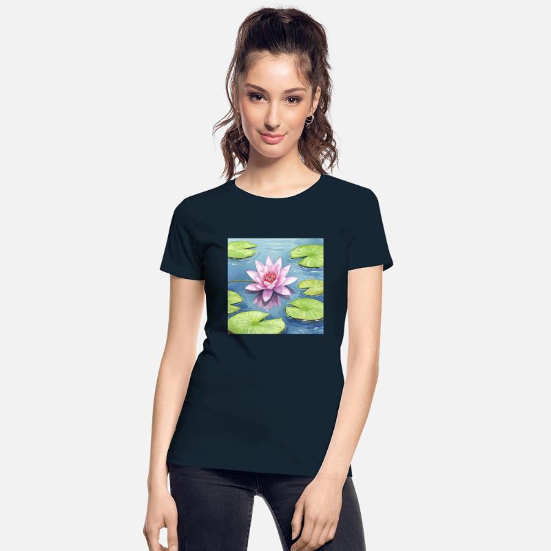 Elegant Lotus Water Lily Design