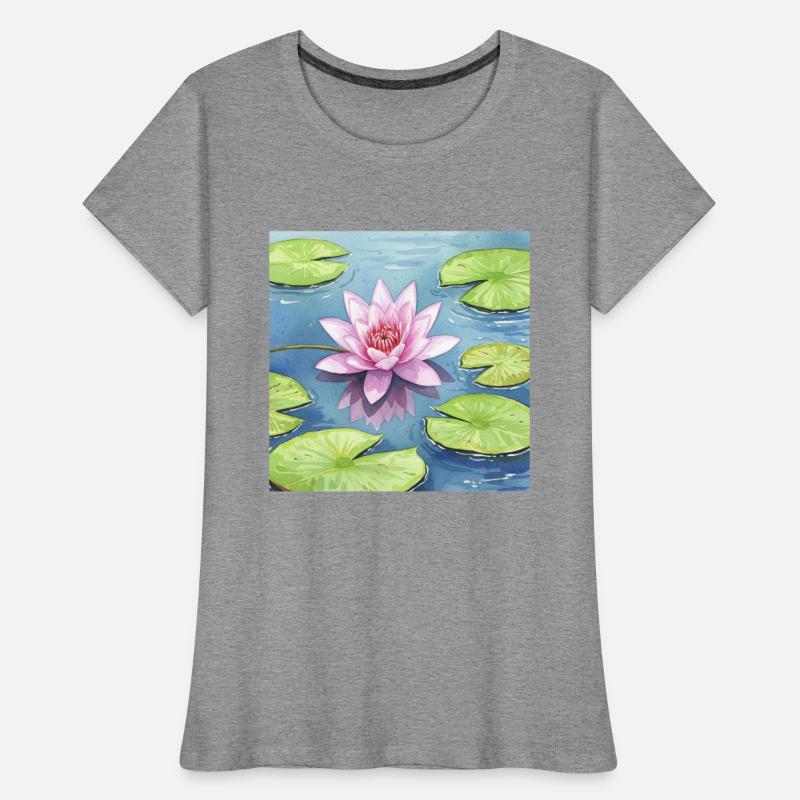 Elegant Lotus Water Lily Design