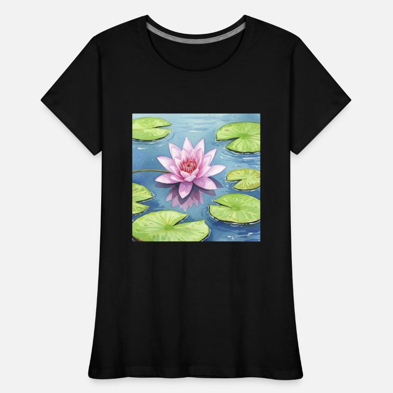 Elegant Lotus Water Lily Design