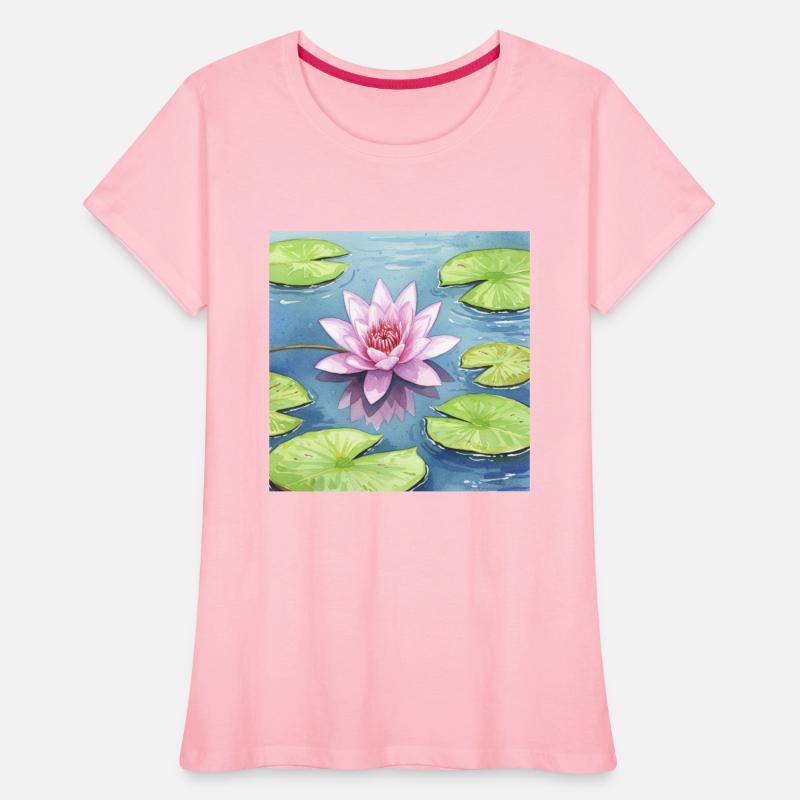 Elegant Lotus Water Lily Design