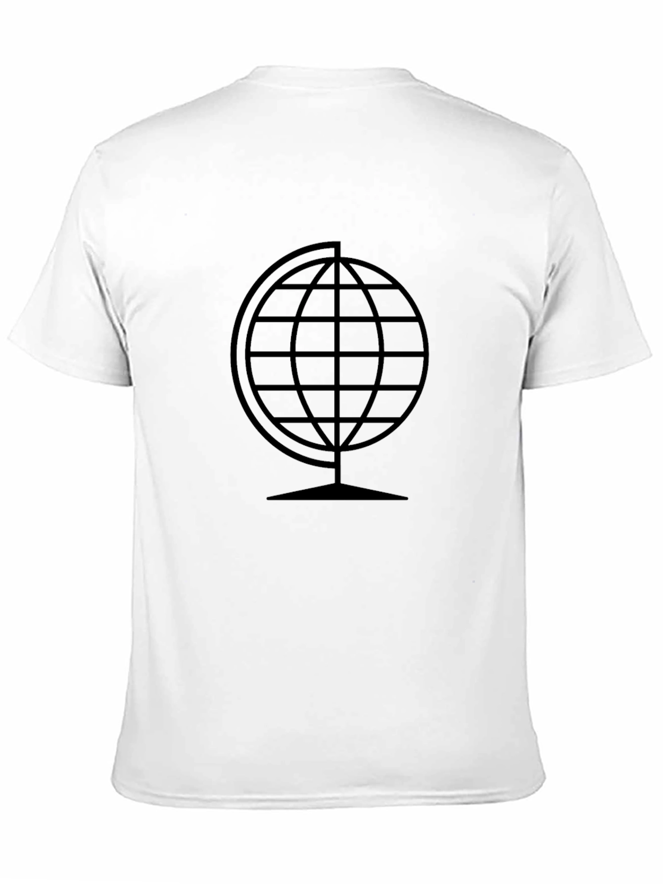 Globe Graphic Tee - Modern Black T-Shirt