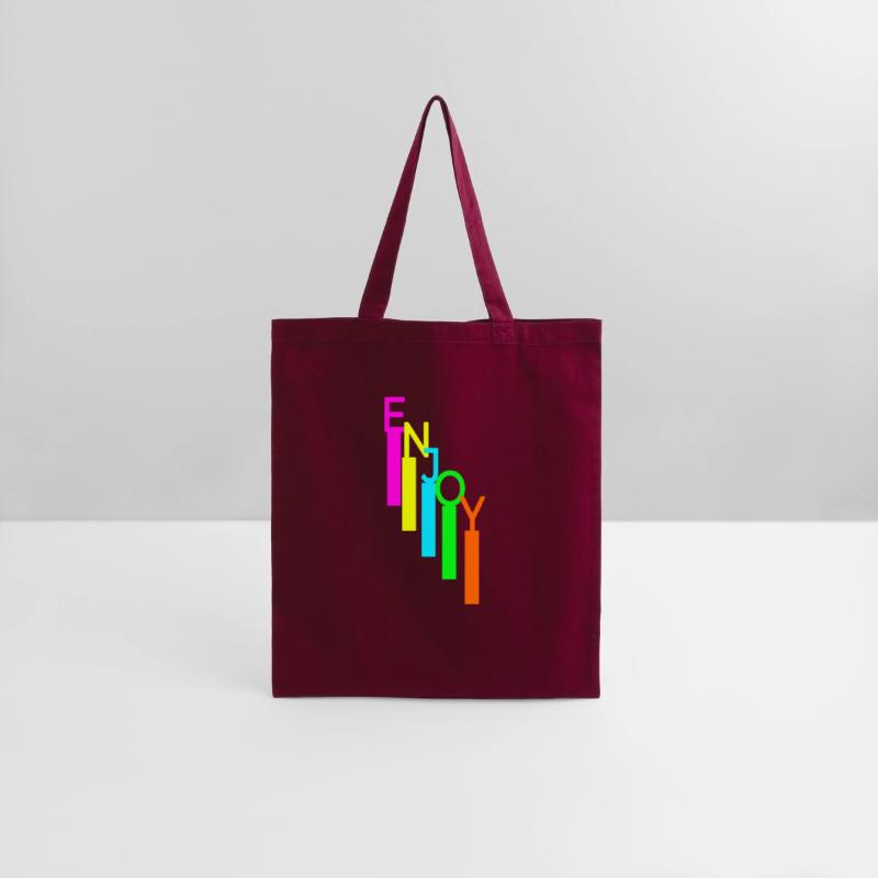 ENJOY TEXT WITH STRIPS TSHIRT