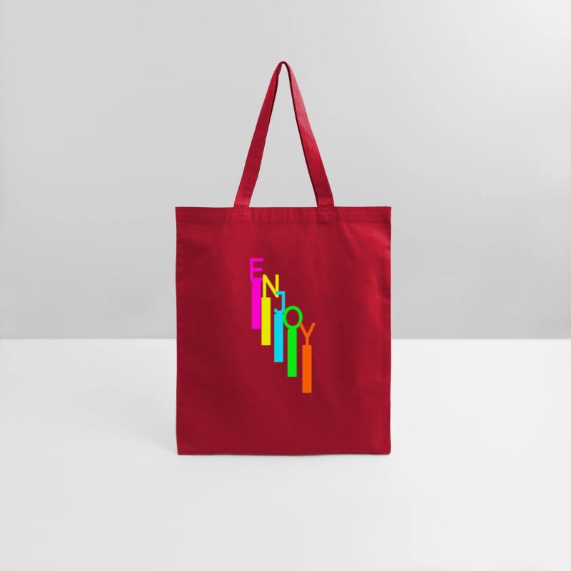 ENJOY TEXT WITH STRIPS TSHIRT