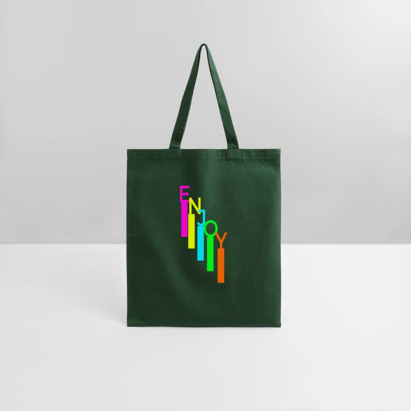 ENJOY TEXT WITH STRIPS TSHIRT