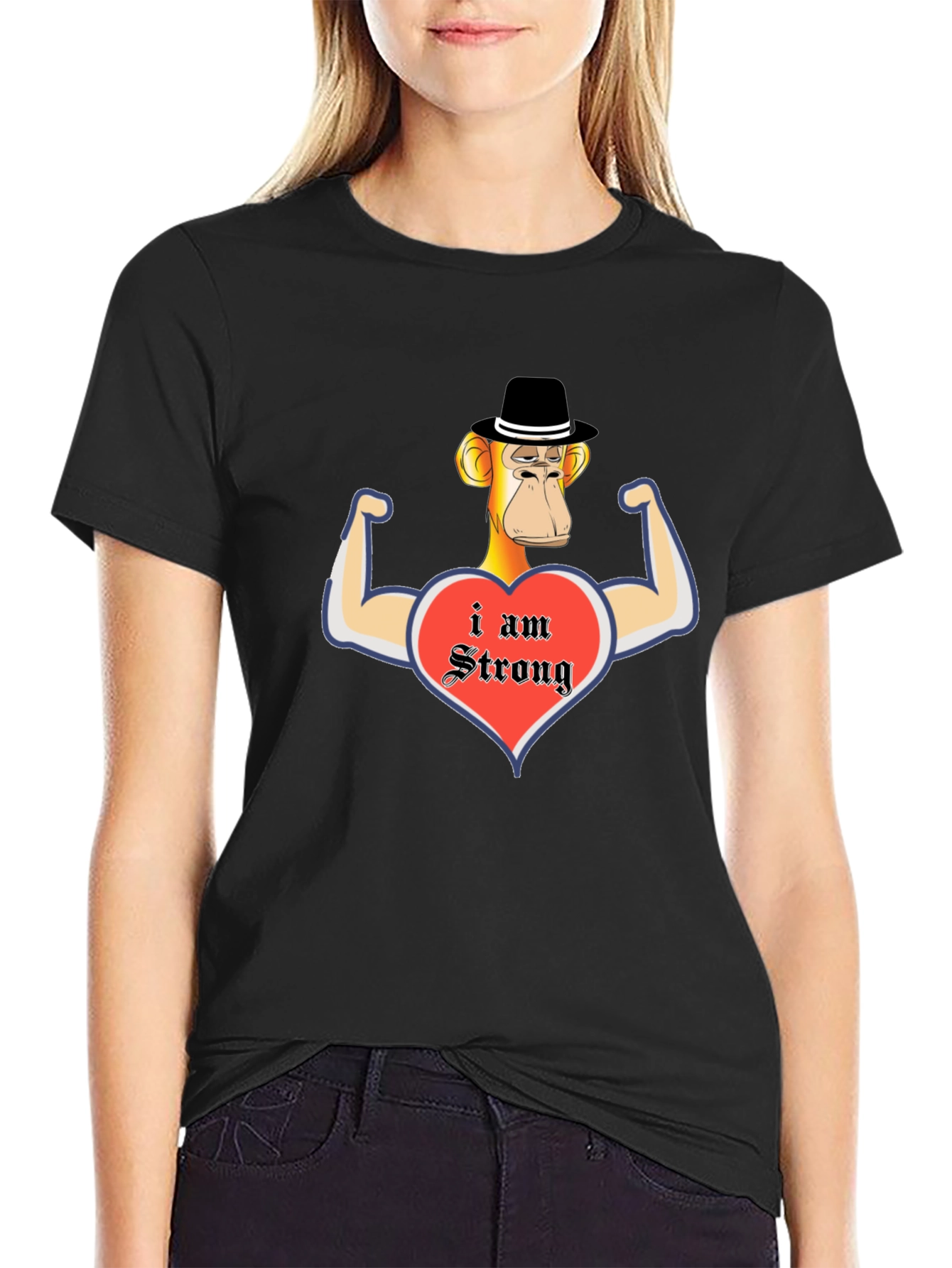 Funny Monkey Strong T-Shirt