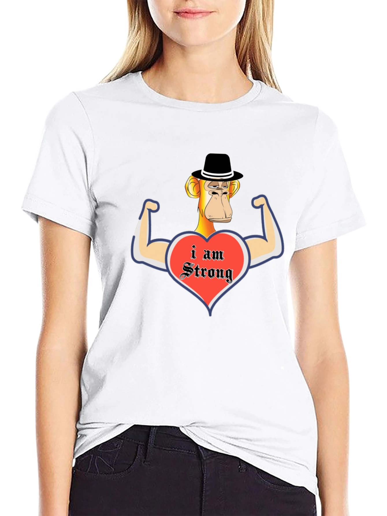 Funny Monkey Strong T-Shirt