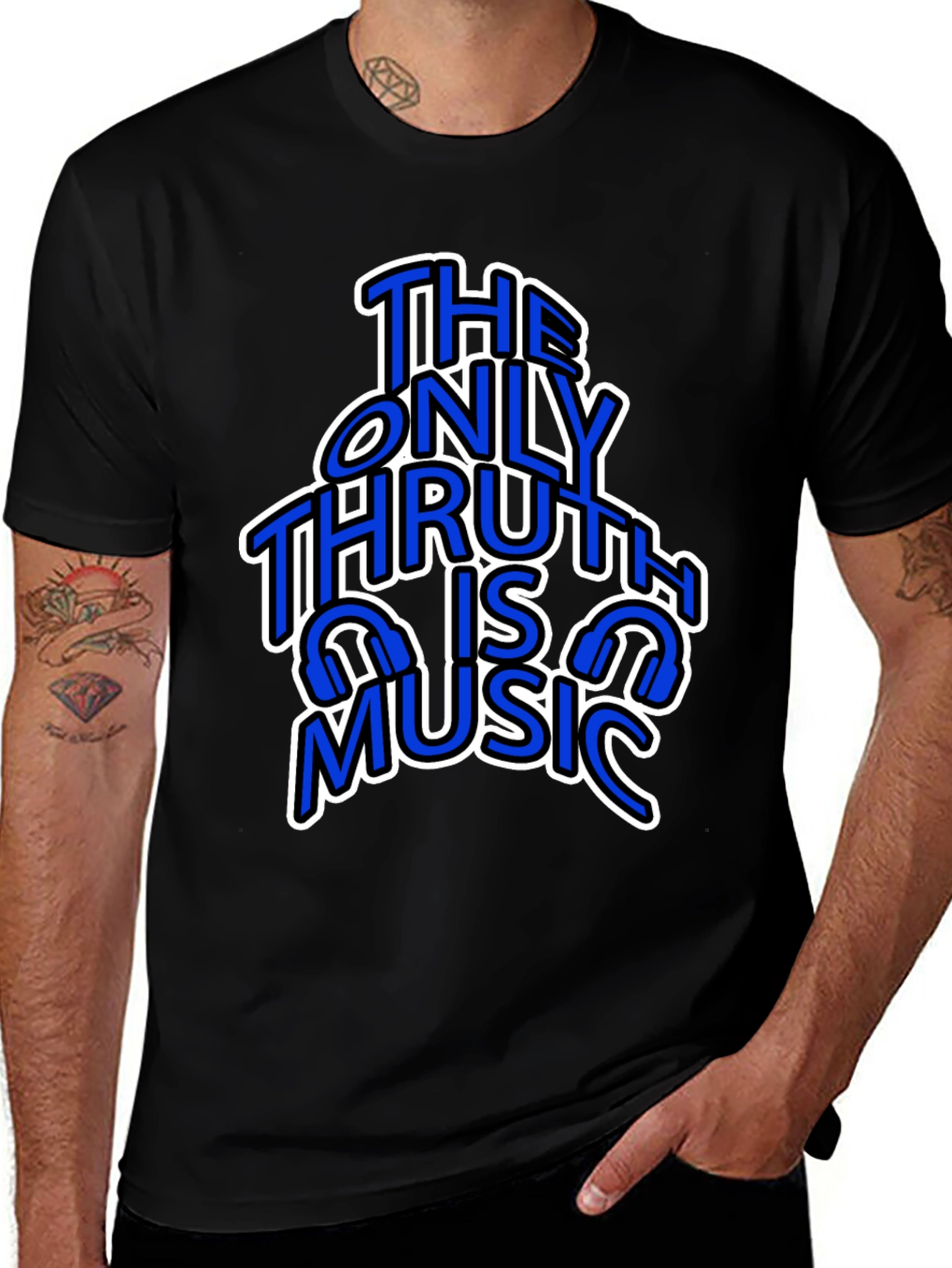 The Only Truth is Music Graphic Tee