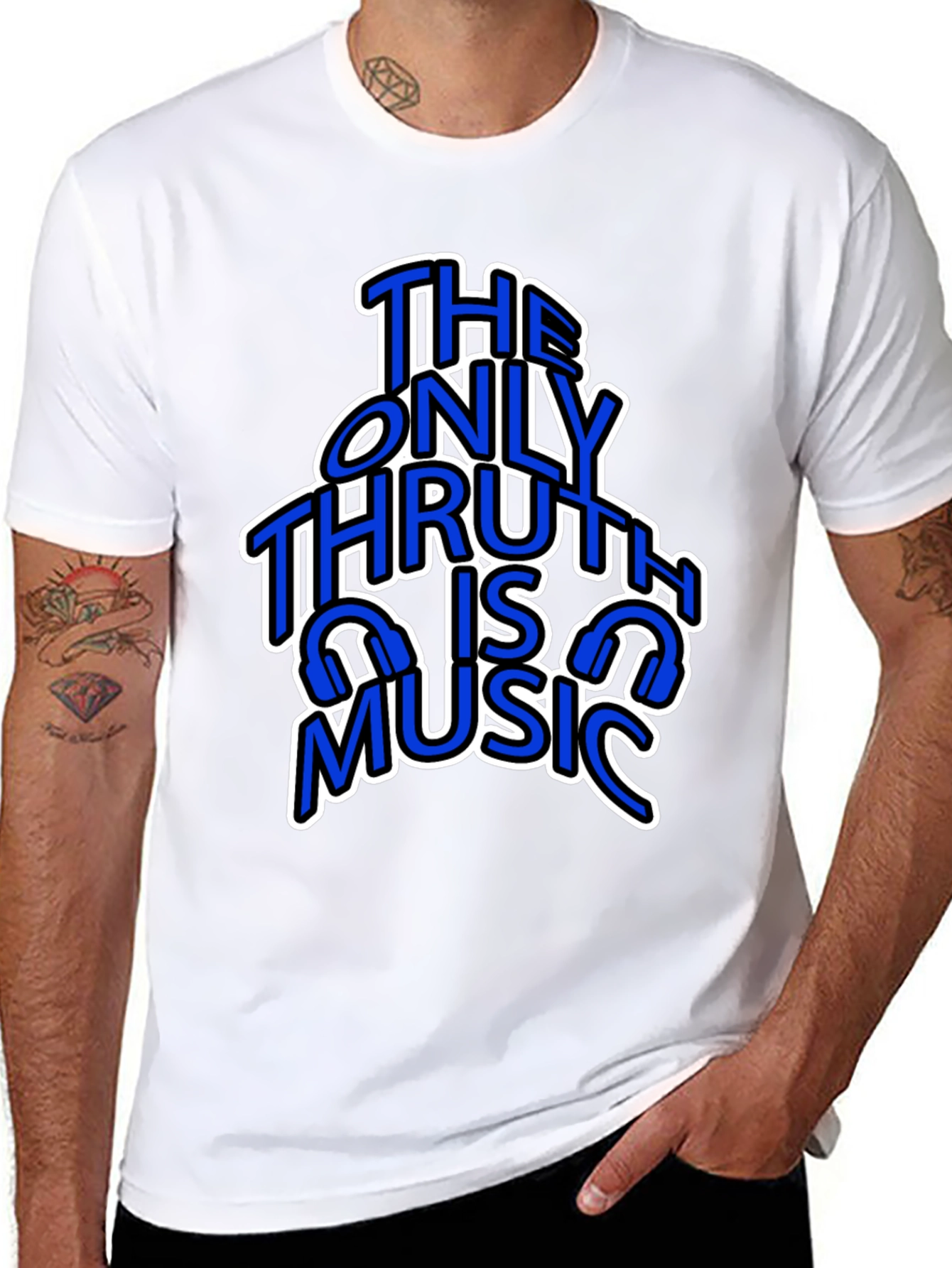 The Only Truth is Music Graphic Tee