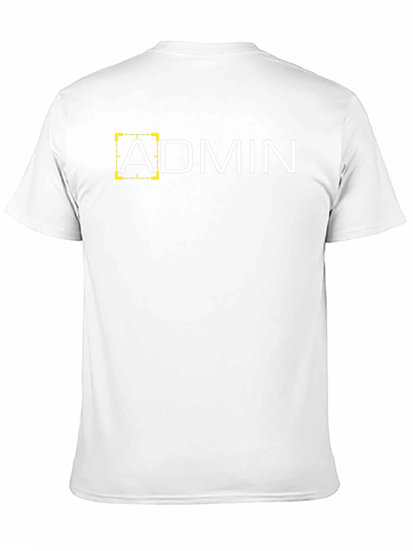 Admin Graphic Tee - Modern Black T-Shirt