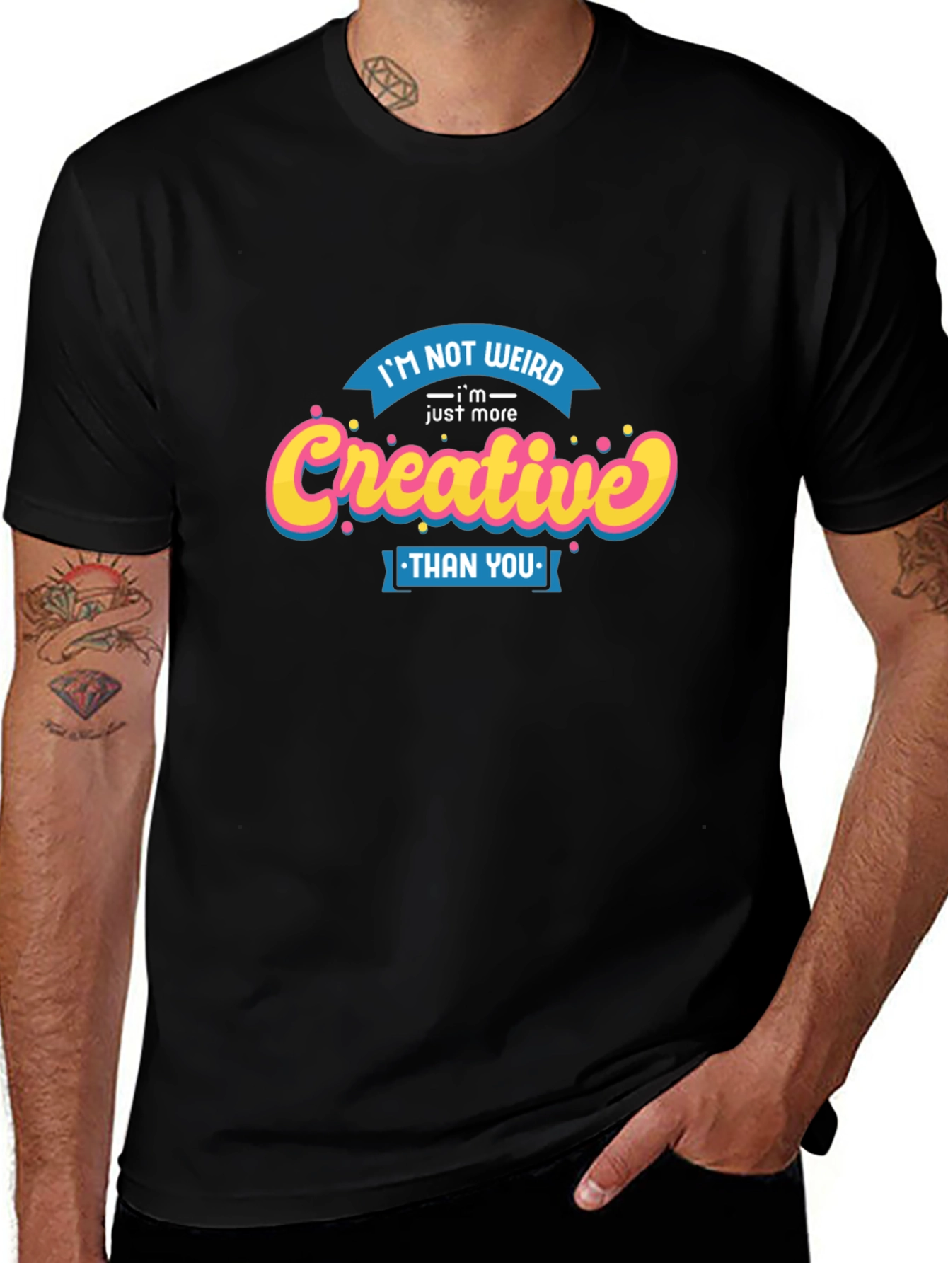 Creative Weirdo T-Shirt - Novelty Graphic Tee
