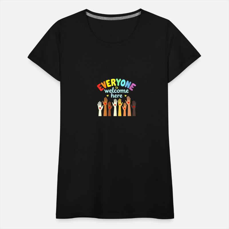 Everyone Is Welcome Here | Inclusive T-Shirt