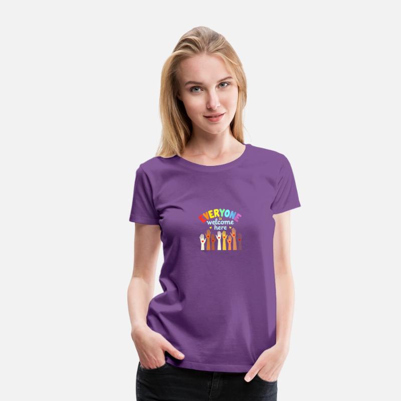 Everyone Is Welcome Here | Inclusive T-Shirt